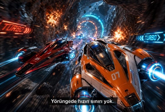 Slotime Yörünge Yarışı Modu Detay Görseli – Parkur ve Hız
